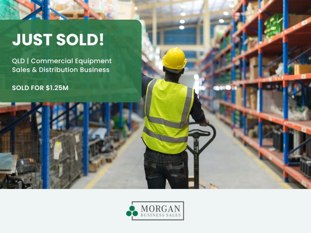 Image detailing a business that has just been sold by Morgan Business Sales