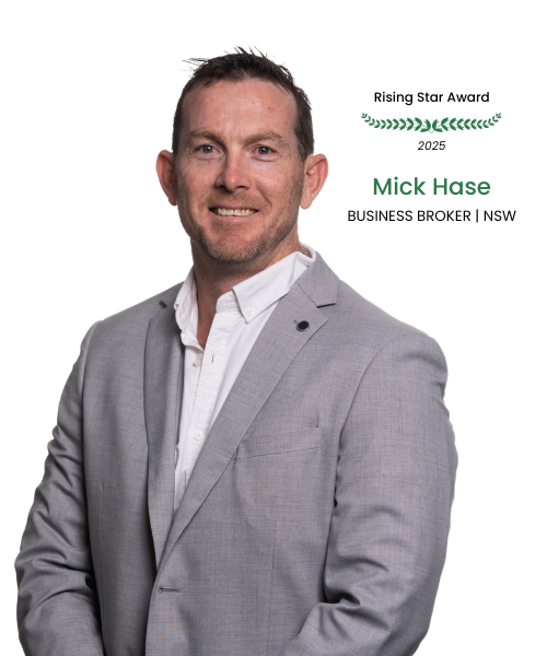 Photo of Mick Hase of Northern NSW - 2025 Rising Star Broker of the Year at Morgan Business Sales