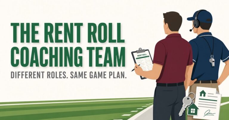 Feature Image for Rent Roll Coaching Team Blog Post on Morgan Business Sales website